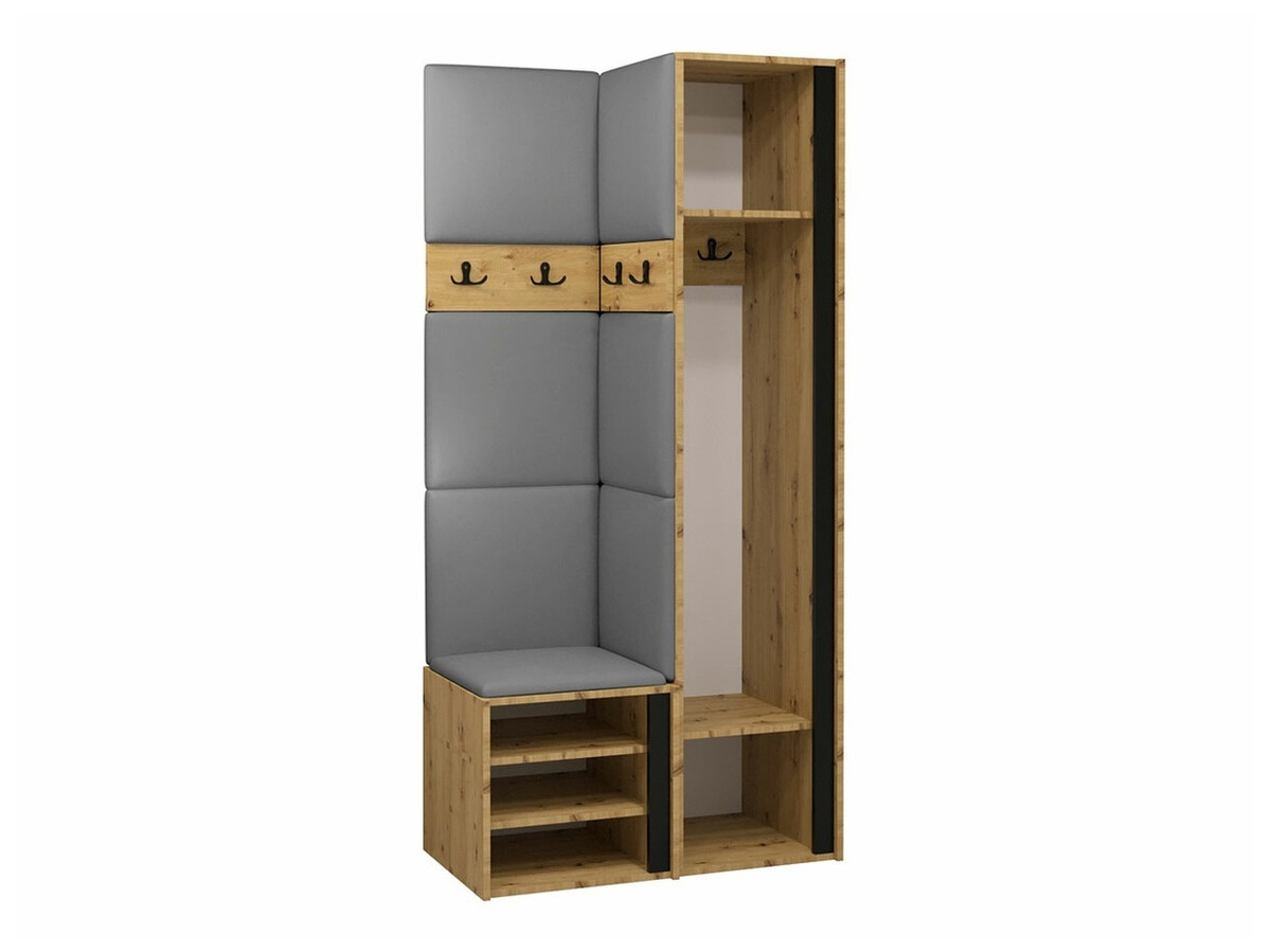 Prieškambario komplektas Pinis XXV (Grafitas)