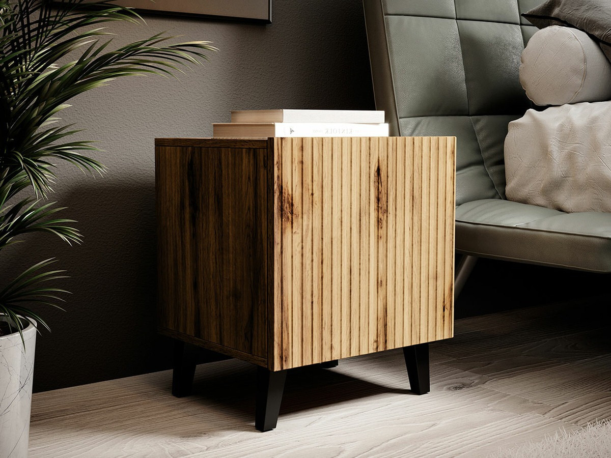 Naktinių staliukų komplektas Comes (Votan ąžuolas)