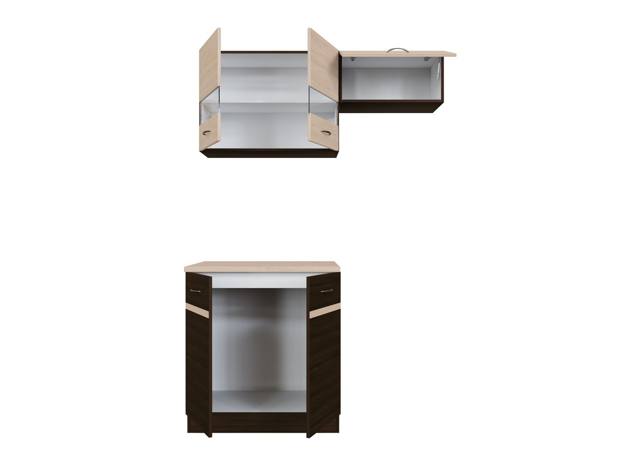 Modulinis virtuvės komplektas Eli Dark 116