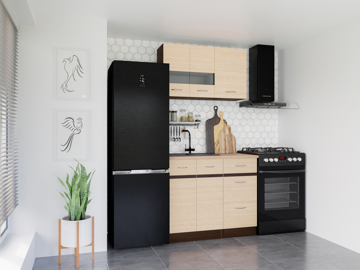 Modulinis virtuvės komplektas Eli Light 118