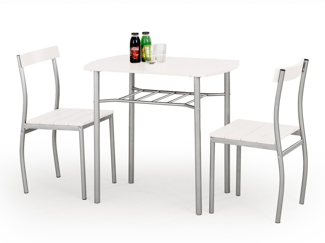 Valgomojo komplektas Houston 127 (Balta)