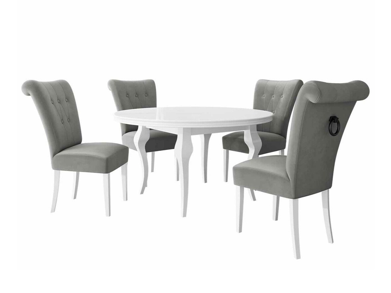 Valgomojo komplektas Racine 142 (Juoda)