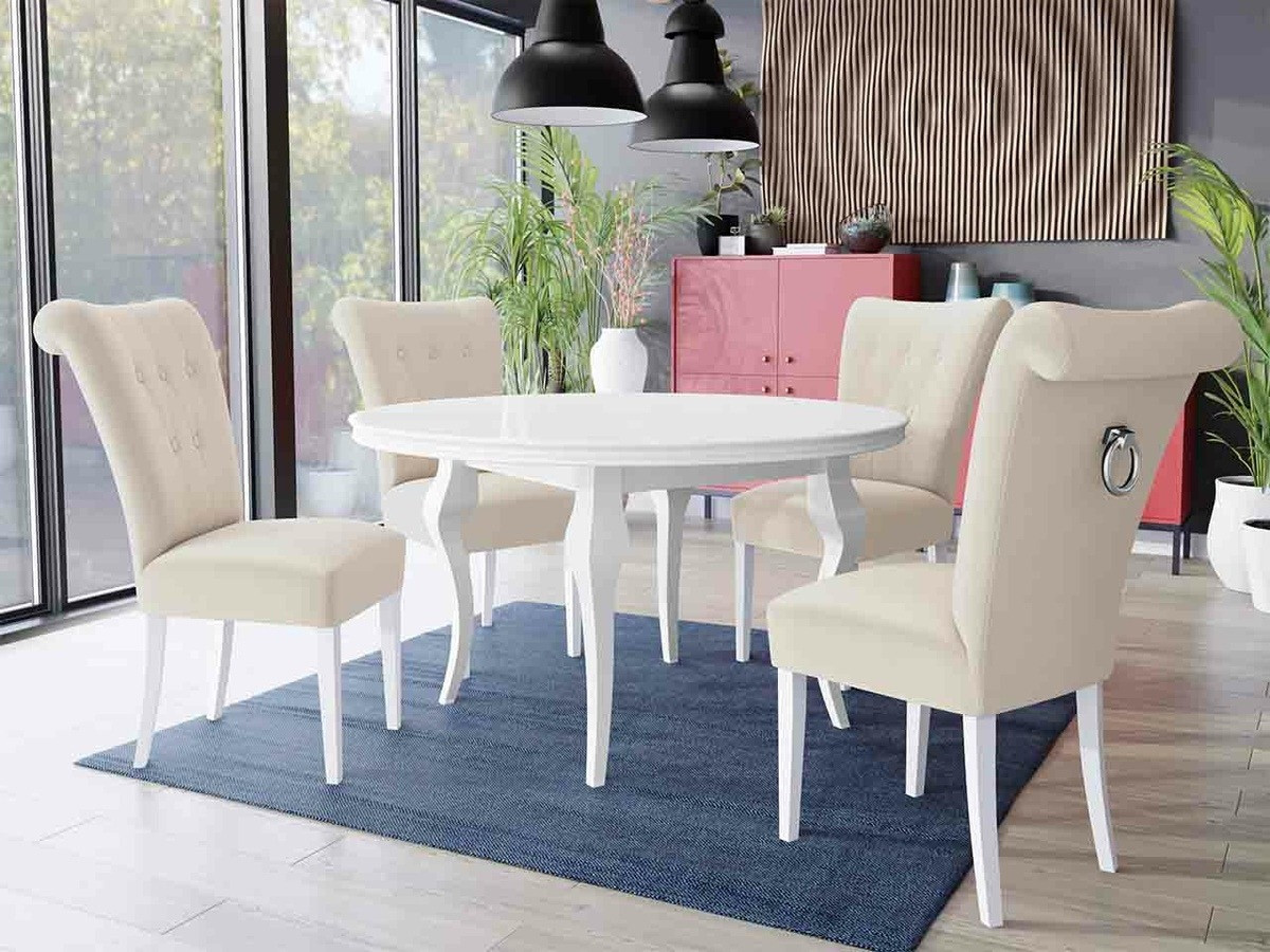 Valgomojo komplektas Racine 142 (Sidabrinė)