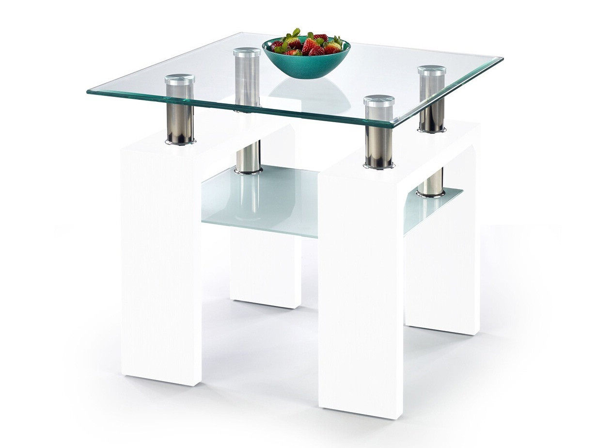 Žurnalinis staliukas Houston 546 (Blizgi balta)