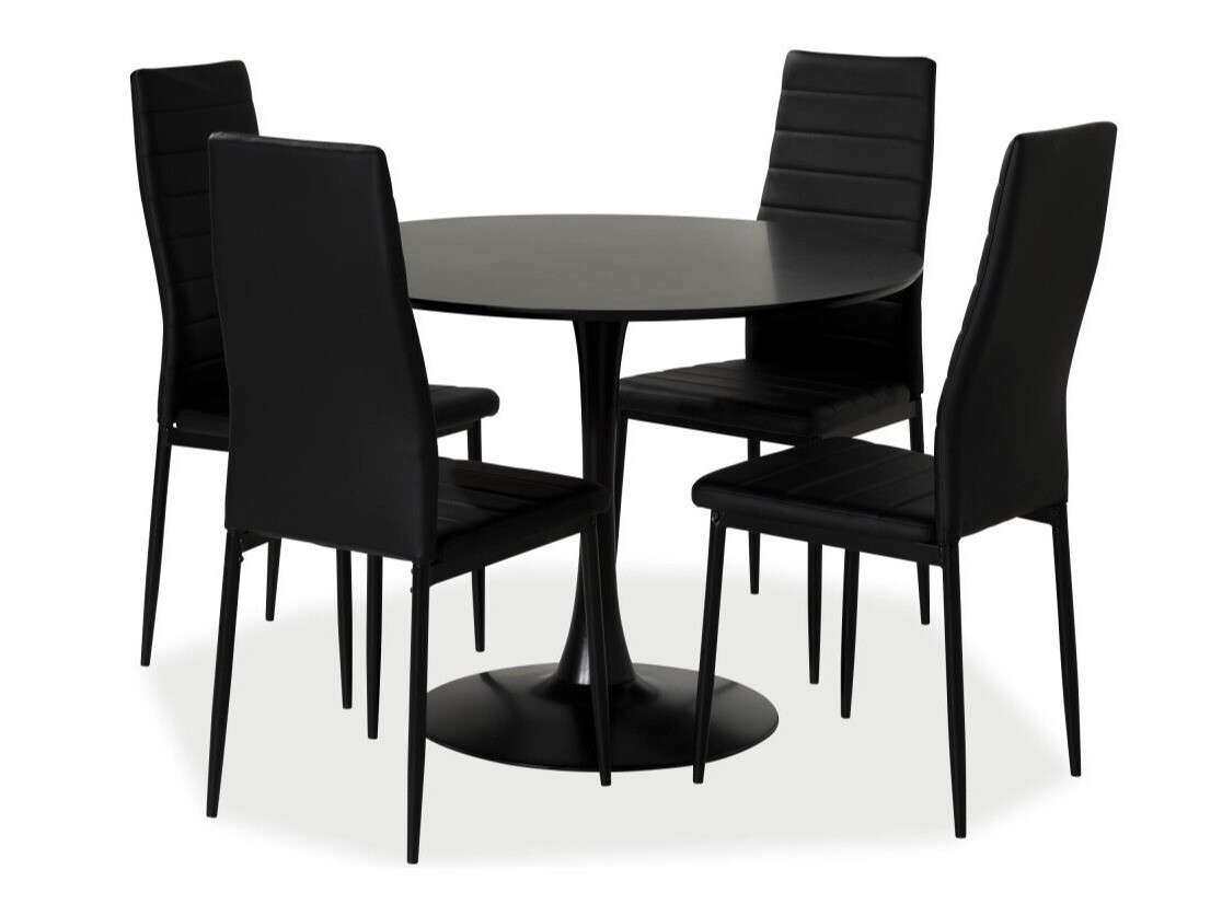 Valgomojo komplektas Scandinavian Choice 760 (Juoda)