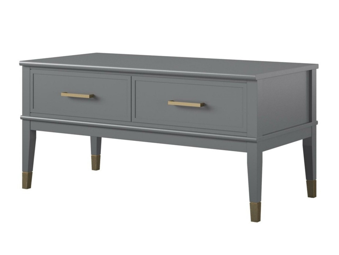 Žurnalinis staliukas transformeris CosmoLiving by Cosmopolitan Belromu 105 (Grafitas)