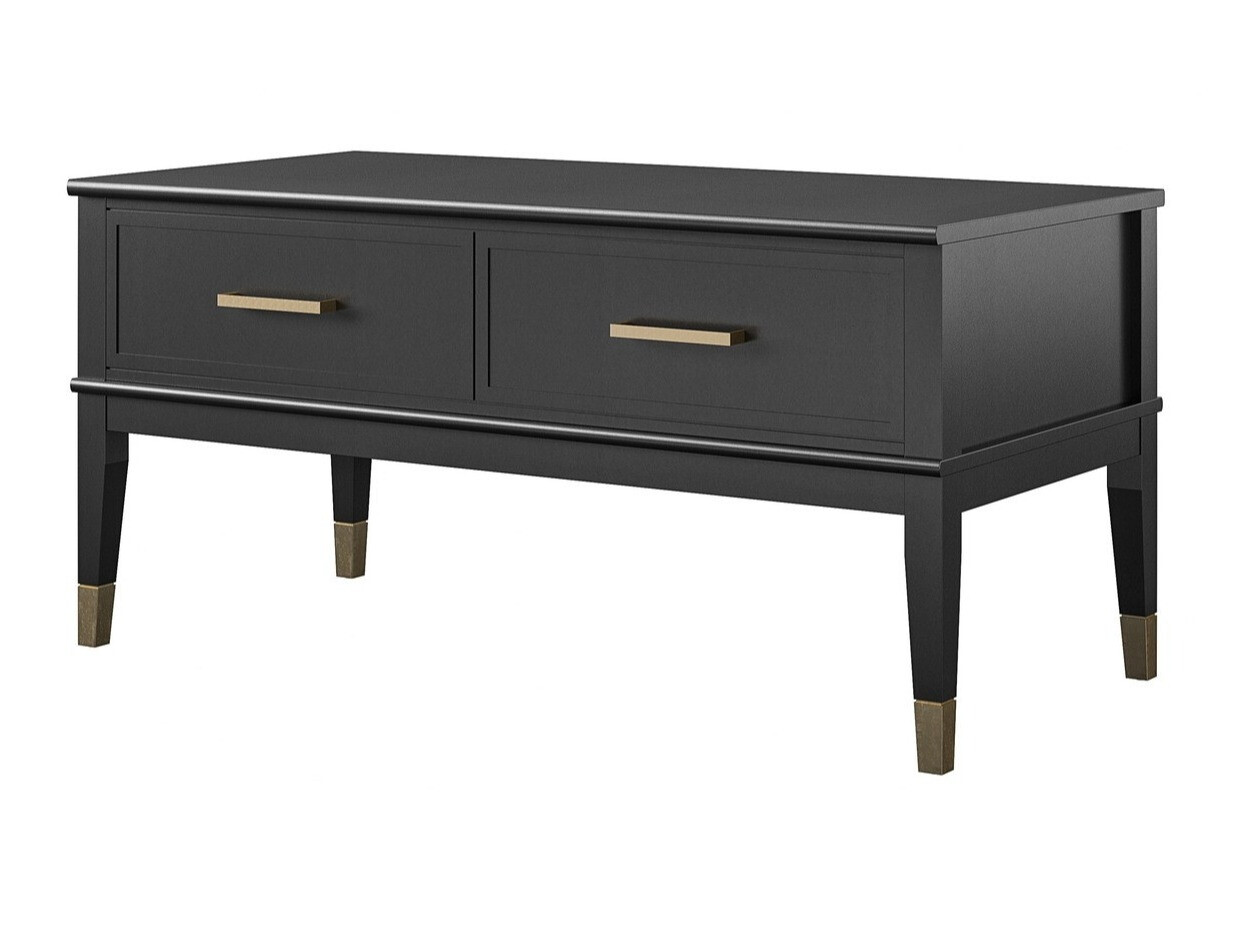 Žurnalinis staliukas transformeris CosmoLiving by Cosmopolitan Belromu 105 (Juoda)