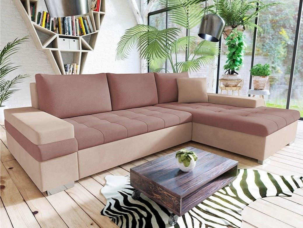 Minkštas kampas Comfivo Olivetum I (Uttario Velvet 2956 + Uttario Velvet 2955)