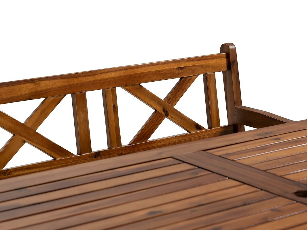 Stalo ir kėdžių komplektas Riverton 657 (Ruda)