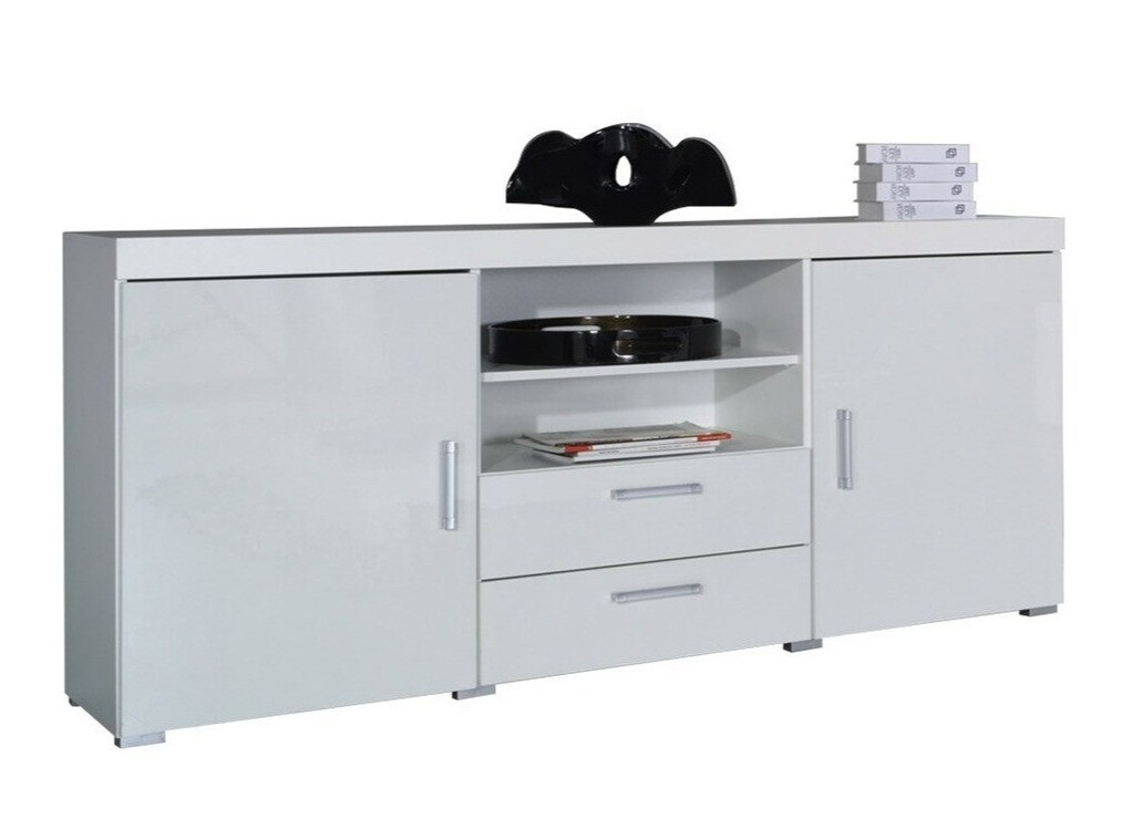 Komoda Odebeli 105 (Balta + Blizgi balta)