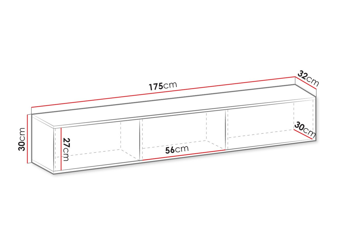 TV staliukas Felduno 100 (Juoda + Auksinė)
