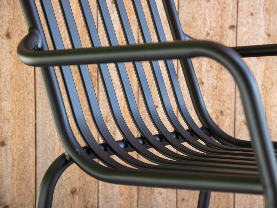 Lauko kėdė Dallas 3836 (Juoda)