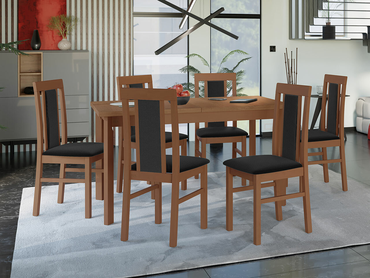 Valgomojo komplektas Victorville 293 (Alksnis)