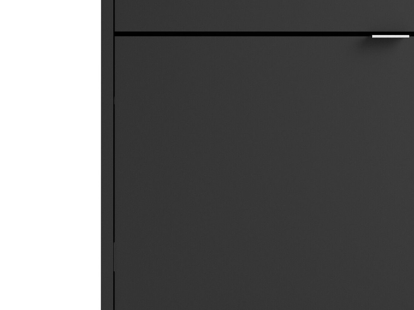 Batų dėžė Tustin 176 (Matinė juoda)