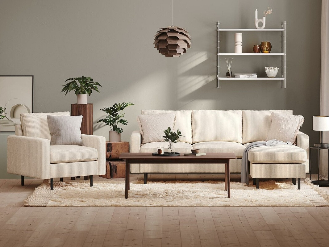 Minkštas kampas Dortesa 120 (Lincoln 03)