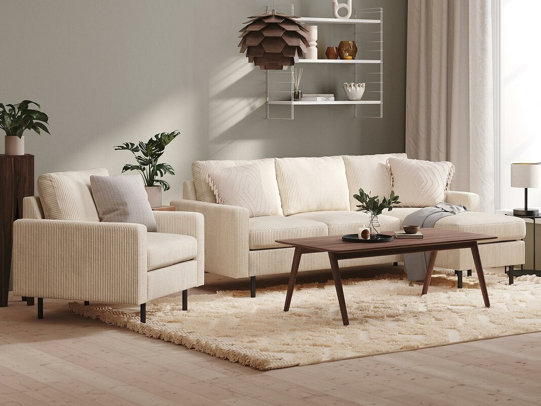 Minkštas kampas Dortesa 120 (Lincoln 03)