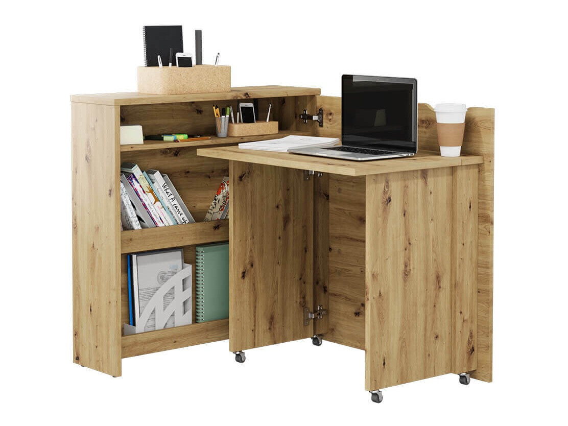 Kampinis darbo stalas Concept Pro Lenart II (Artisan ąžuolas)