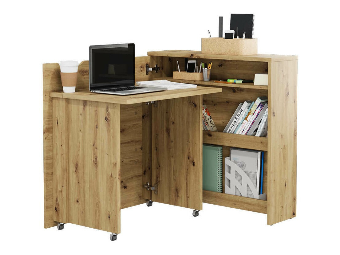 Kampinis darbo stalas Concept Pro Lenart Levfere 156 (Artisan ąžuolas)