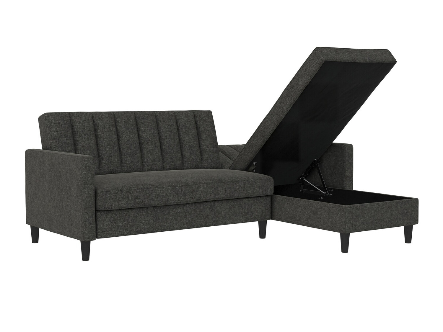 Minkštas kampas Tulsa 583 (Antracitas)