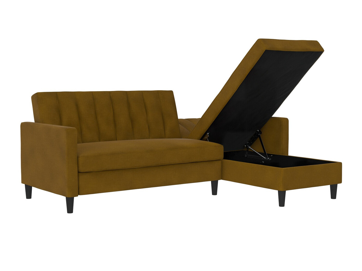 Minkštas kampas Tulsa 583 (Tamsi geltona)