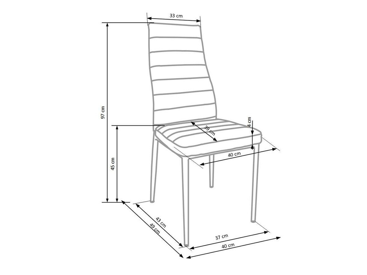 Kėdė Houston 137 (Tamsi ruda)