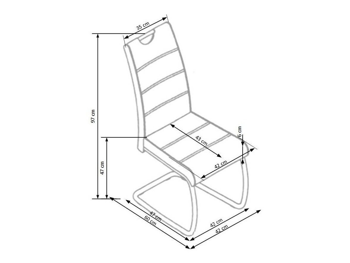 Kėdė Houston 255 (Juoda)