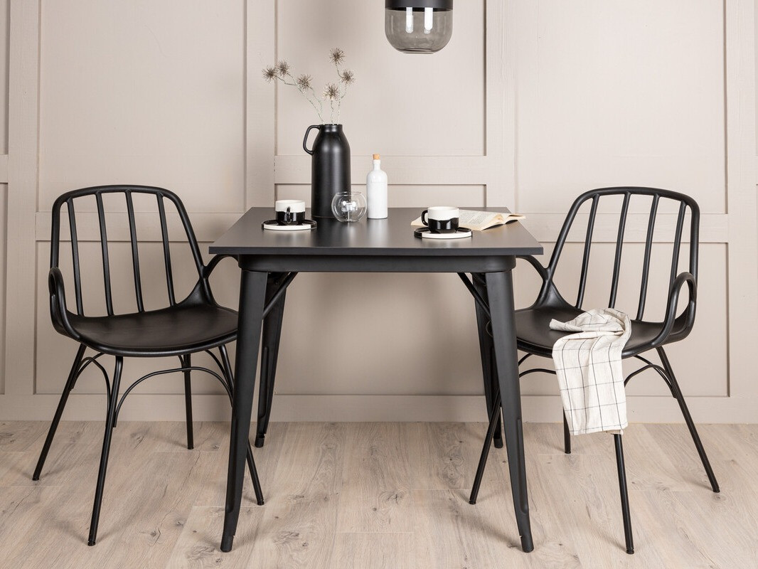 Valgomojo komplektas Dallas 3897 (Juoda)