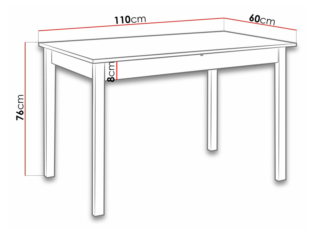 Stalas Victorville 116 (Riešutas)