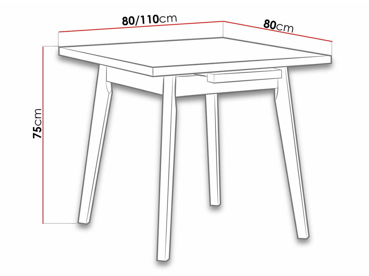 Stalas Victorville 183 (Sonomos ąžuolas)