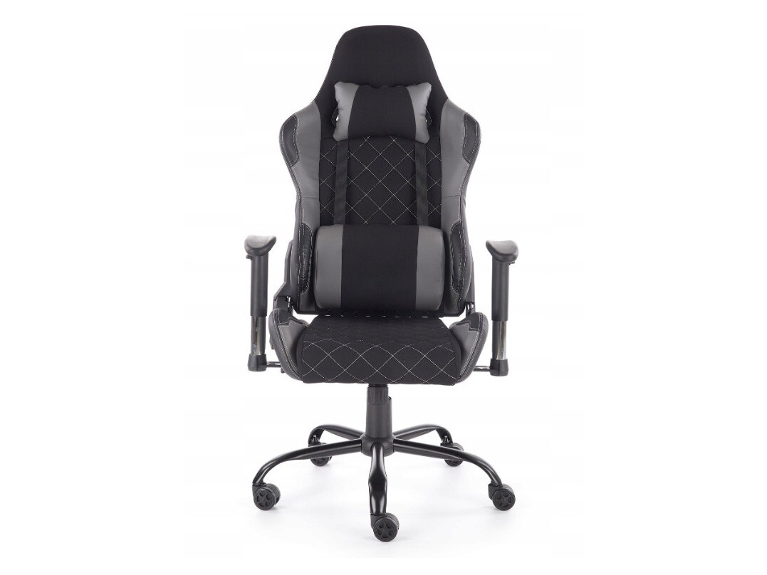 Žaidimų kėdė Houston 1431 (Juoda + Pilka)