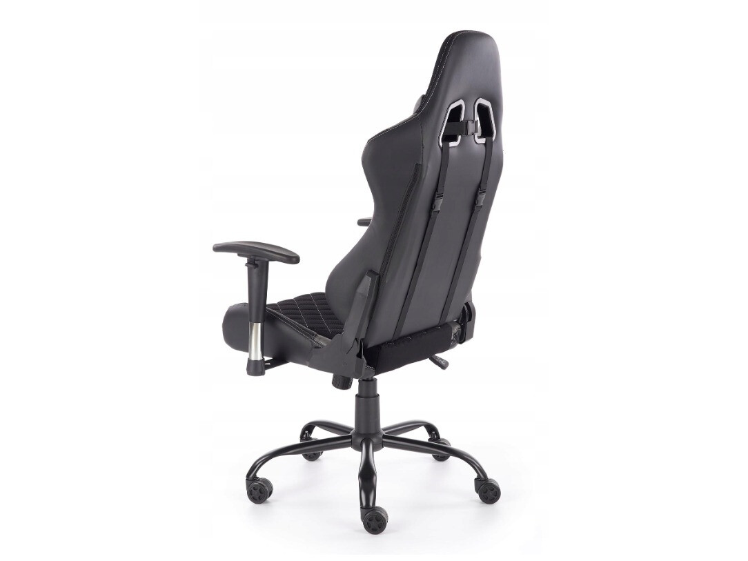 Žaidimų kėdė Houston 1431 (Juoda + Pilka)