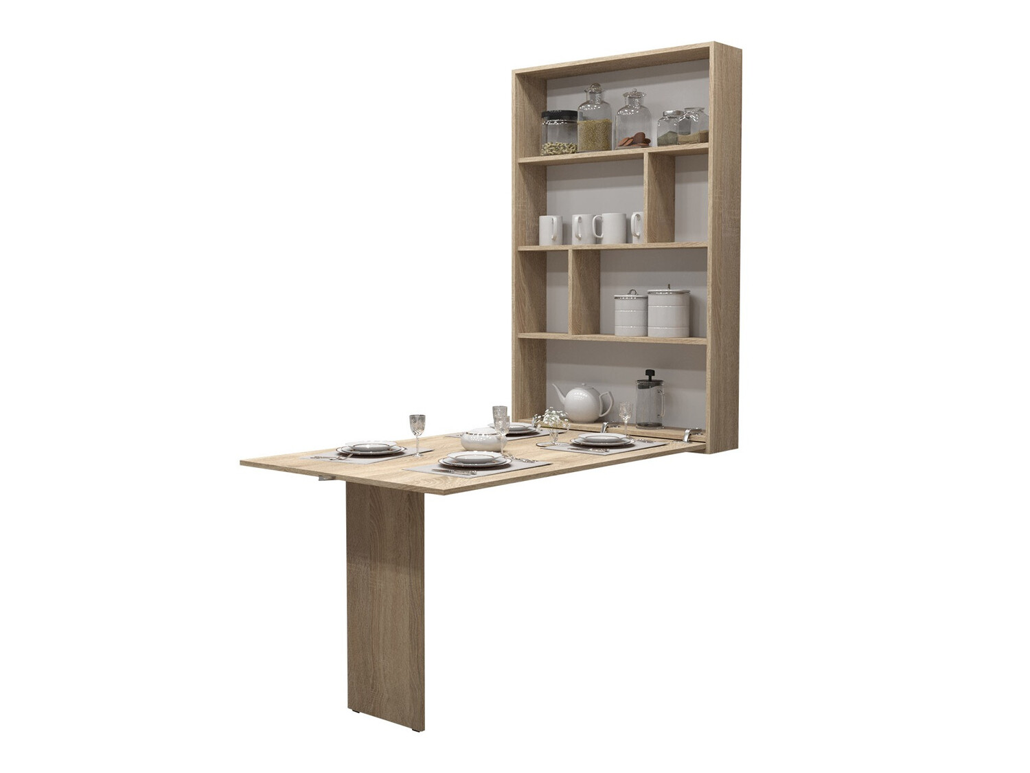 Sulankstomas stalas Pinis III (Sonomos ąžuolas)