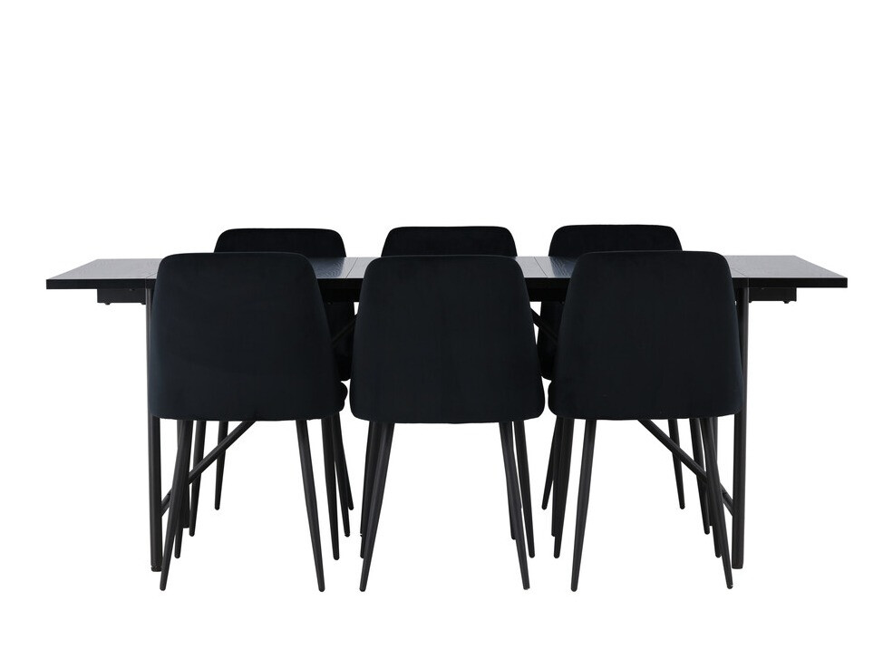 Valgomojo komplektas Dallas 3960 (Juoda)