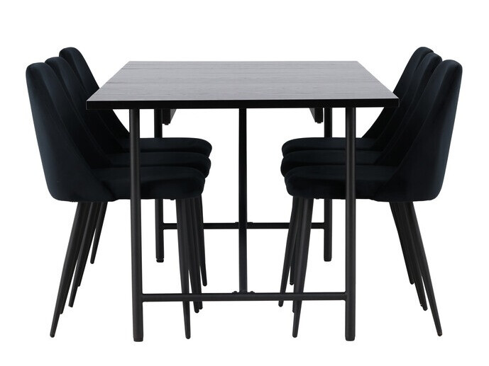 Valgomojo komplektas Dallas 3960 (Juoda)