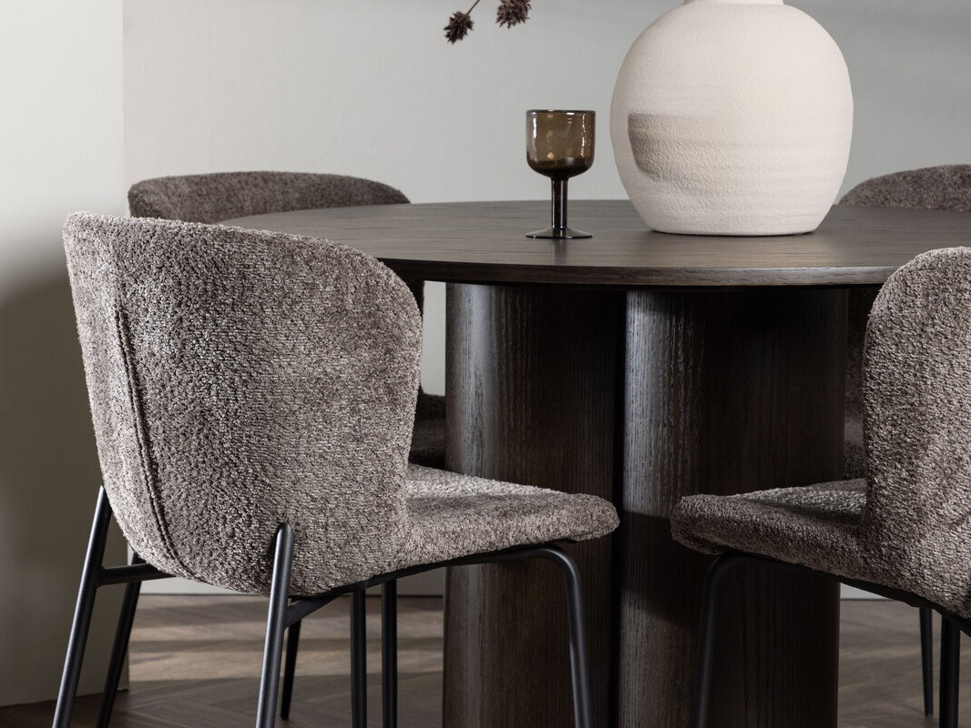 Valgomojo komplektas Dallas 3989 (Ruda + Juoda)