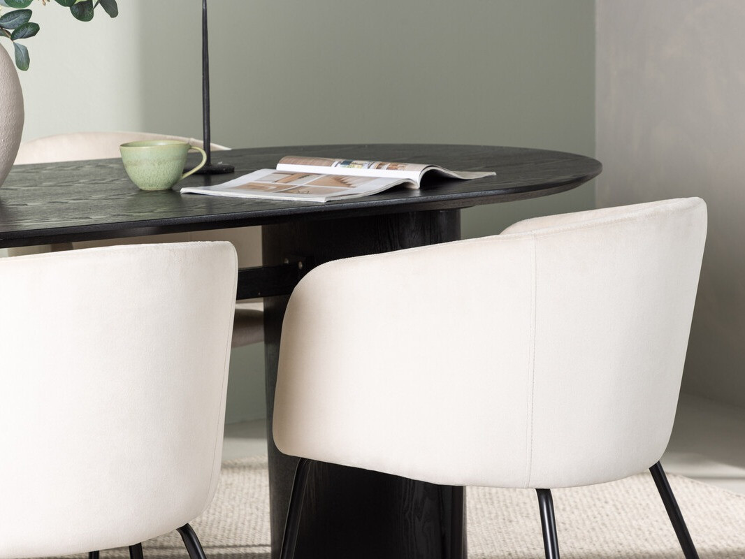 Valgomojo komplektas Dallas 3992 (Juoda)