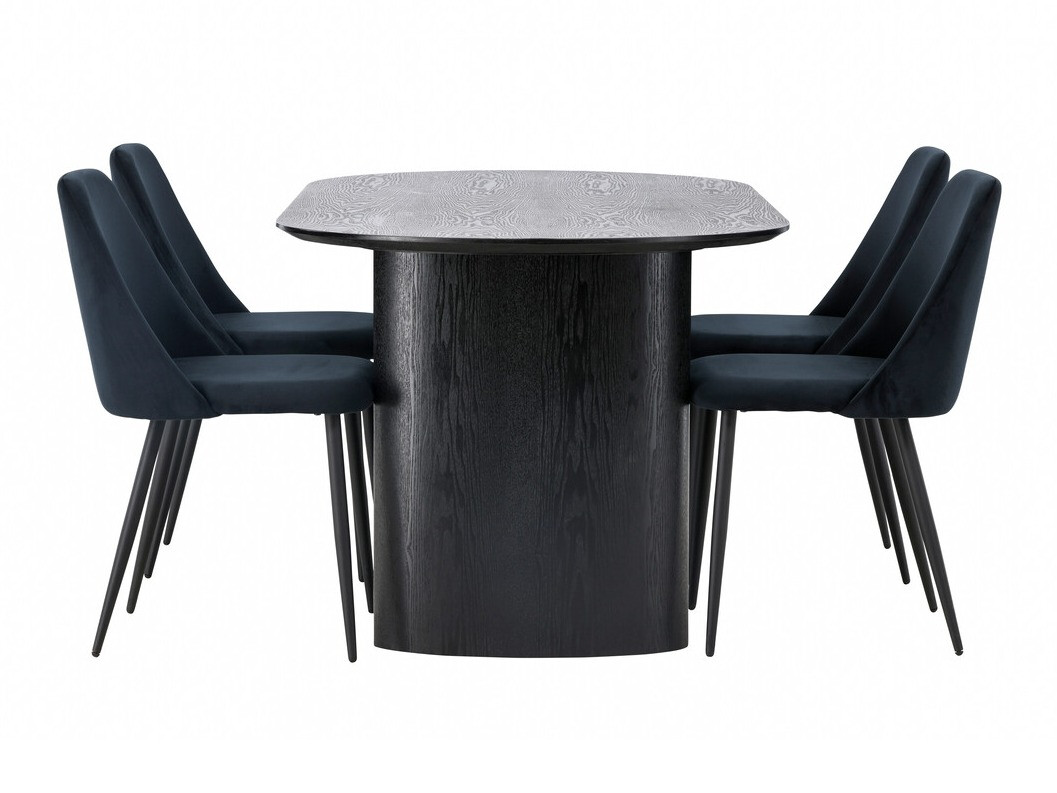 Valgomojo komplektas Dallas 3995 (Juoda)