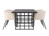 Valgomojo komplektas Dallas 4041 (Juoda)