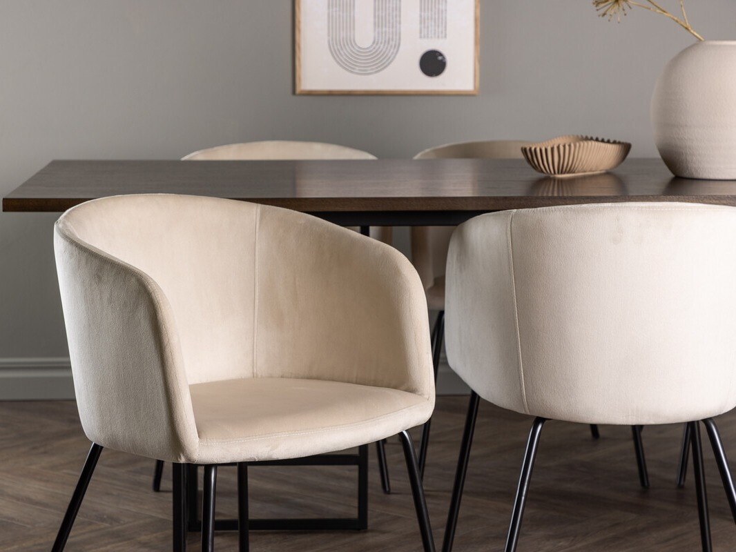 Valgomojo komplektas Dallas 4041 (Ruda + Juoda)