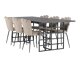 Valgomojo komplektas Dallas 4042 (Juoda)