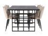 Valgomojo komplektas Dallas 4042 (Juoda)