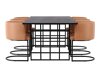 Valgomojo komplektas Dallas 4043 (Juoda)