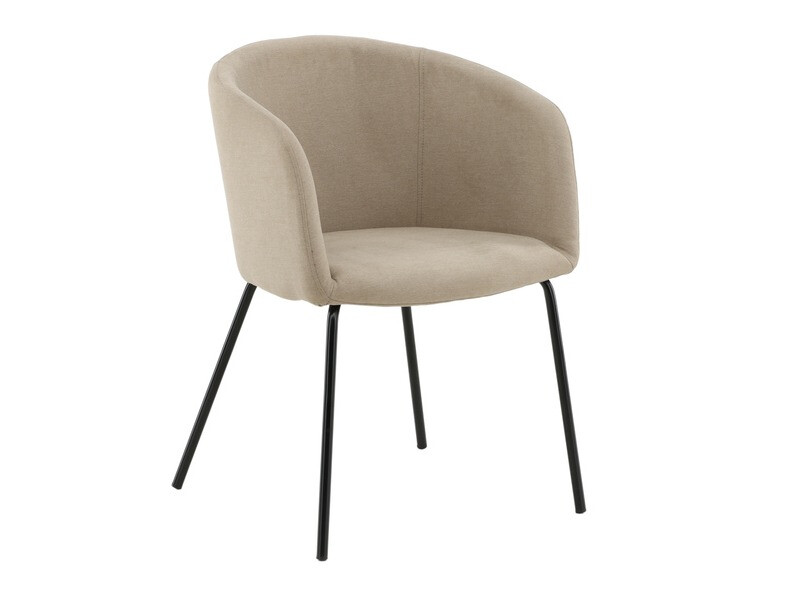 Valgomojo komplektas Dallas 4044 (Smėlinė + Juoda)