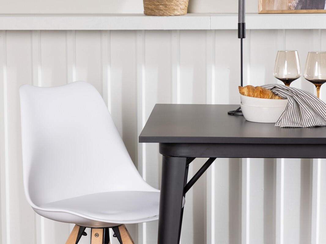 Valgomojo komplektas Dallas 4050 (Balta + Šviesus medis)