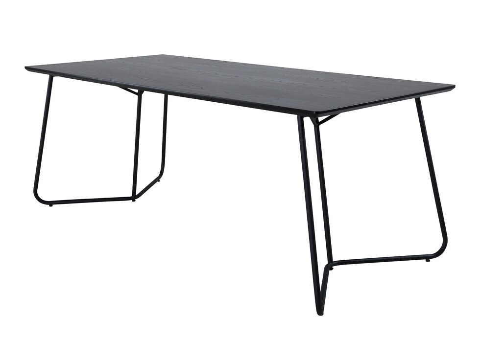 Valgomojo komplektas Dallas 2569 (Šviesi pilka + Juoda)