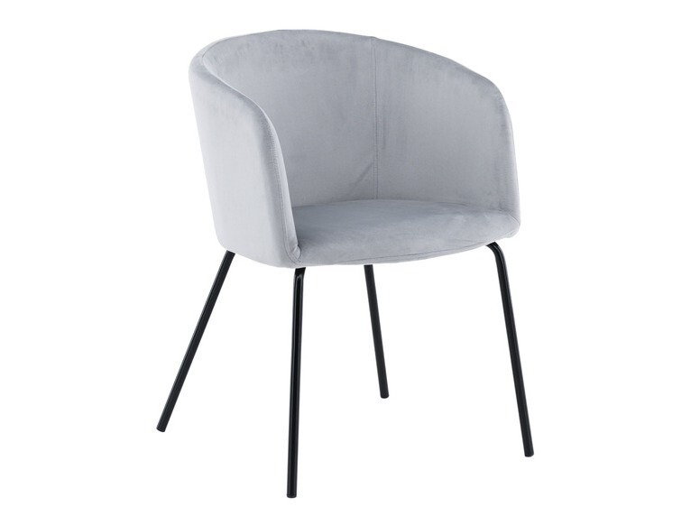 Valgomojo komplektas Dallas 2569 (Šviesi pilka + Juoda)