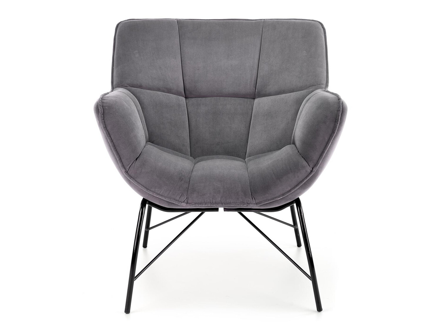 Fotelis Houston 1485 (Pilka + Juoda)