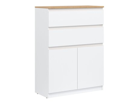 Komoda Catelbi 104 (Balta + Ąžuolas)