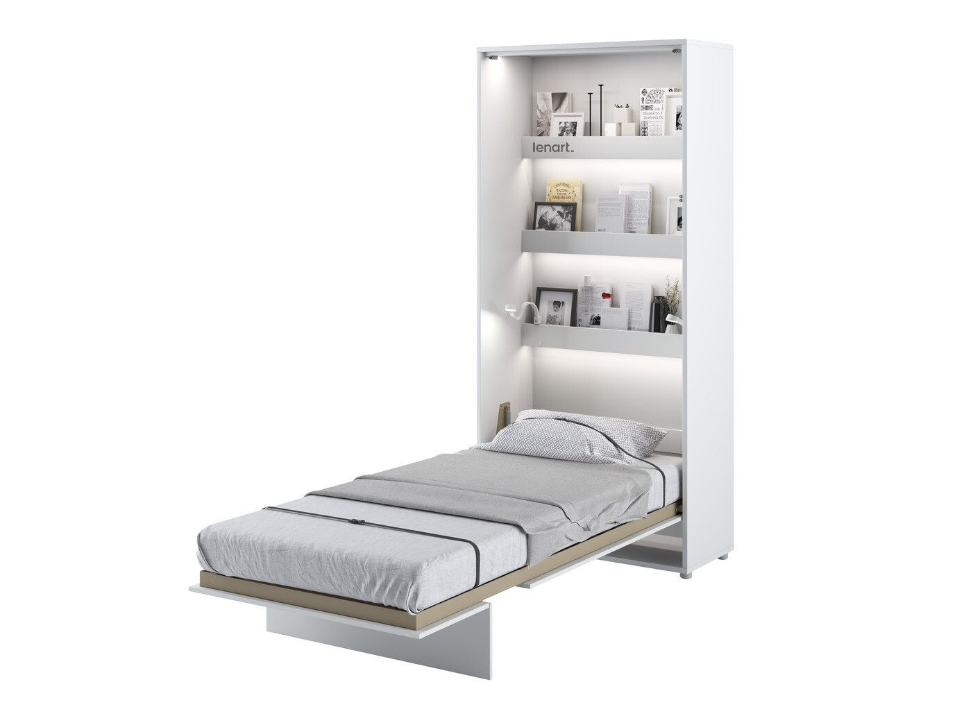 Lova-spinta Concept Pro Lenart (Balta)