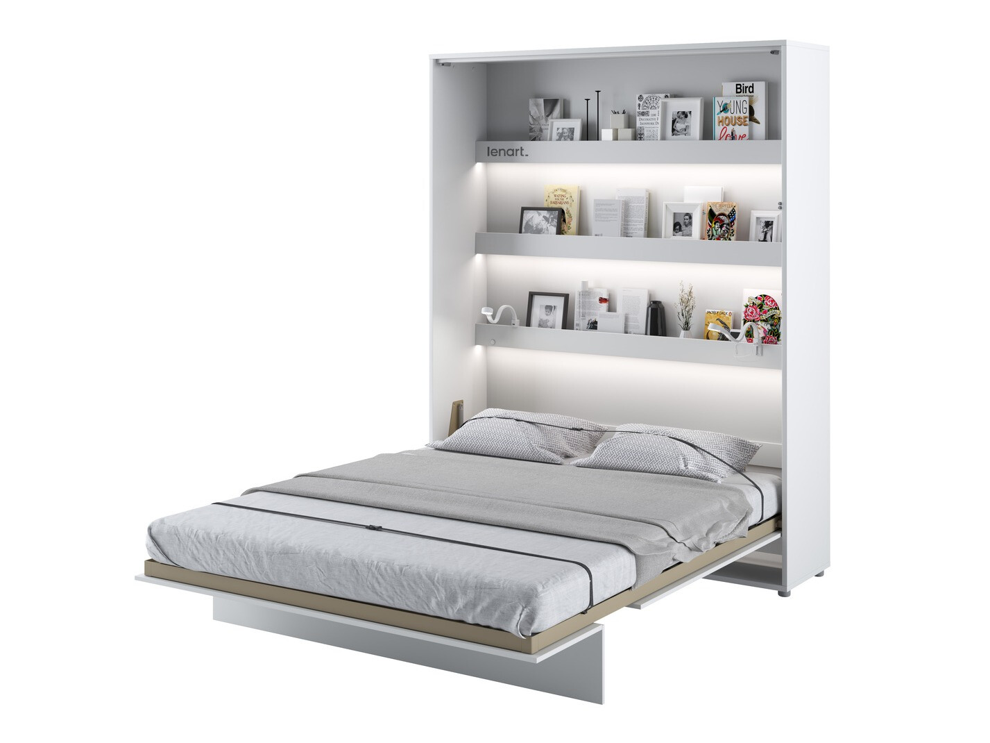 Lova - spinta Concept Pro Lenart (Balta)